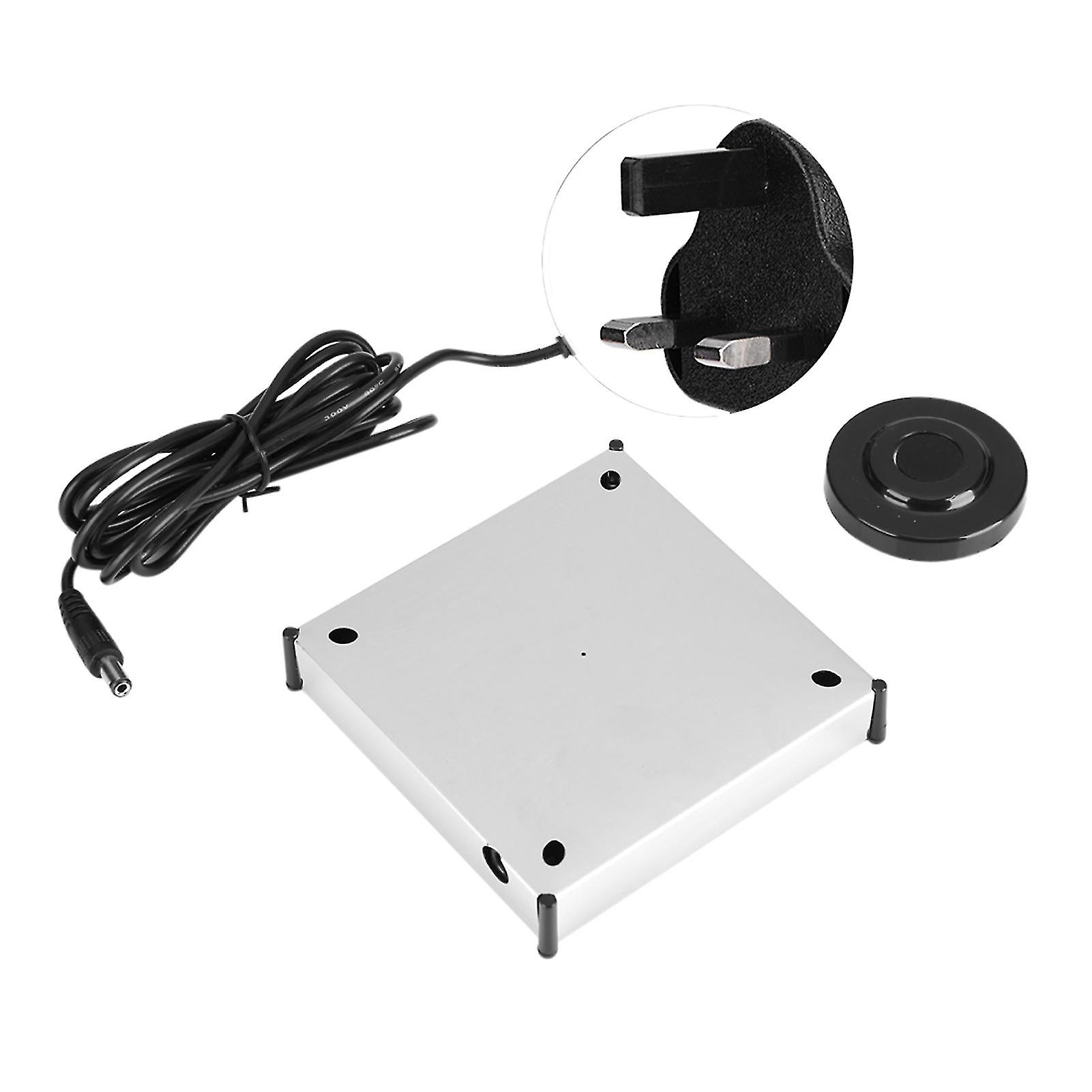 360 Rotating Magnetic Levitation Floating Show Shelf Display Platform With Led Uk Plug 220v