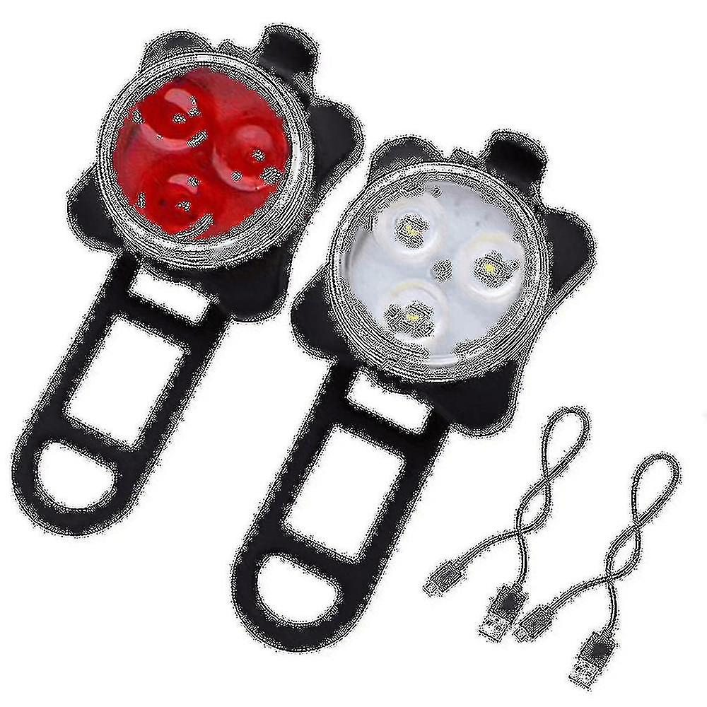 Faro LED Anteriore Per Bici Ricaricabile USB – Potente, Impermeabile, Per MTB, Nero