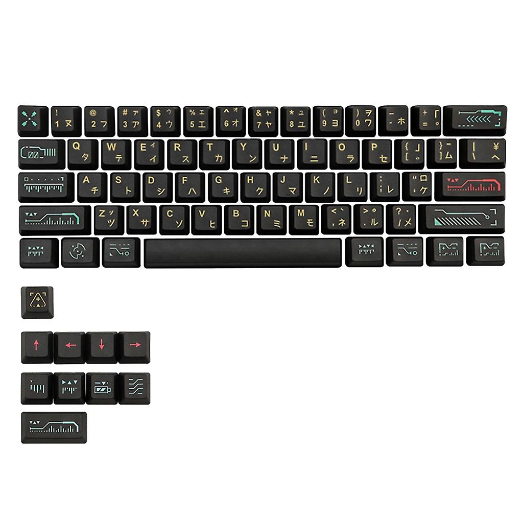 Dye-Sublimation Keycap Set 128/71 Keys Awaken Themed PBT Keycaps OEM Profile
