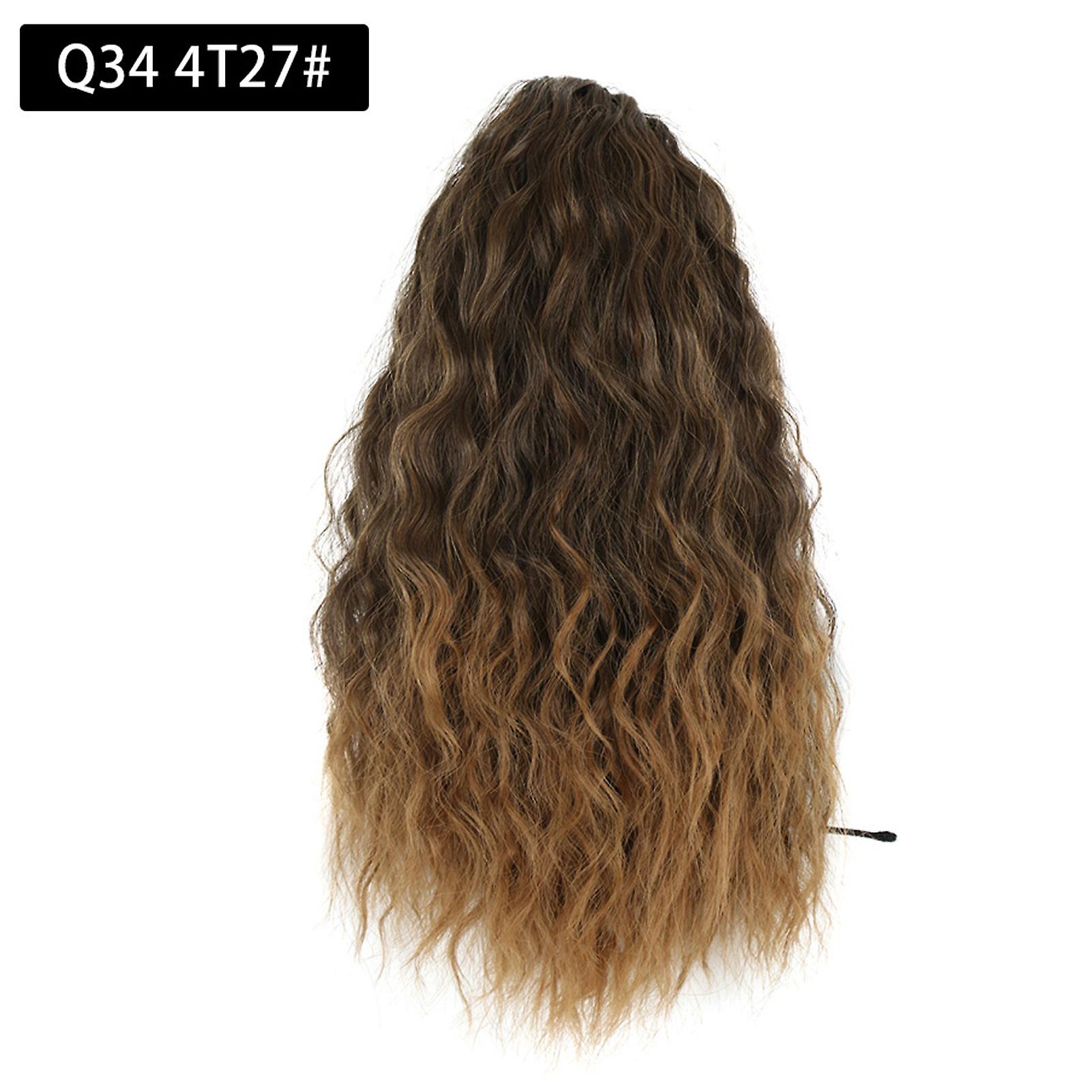 Claw Curly Ponytail Wig Knotless Light-weighted Artificial Ponytail For Girls Hair Styling