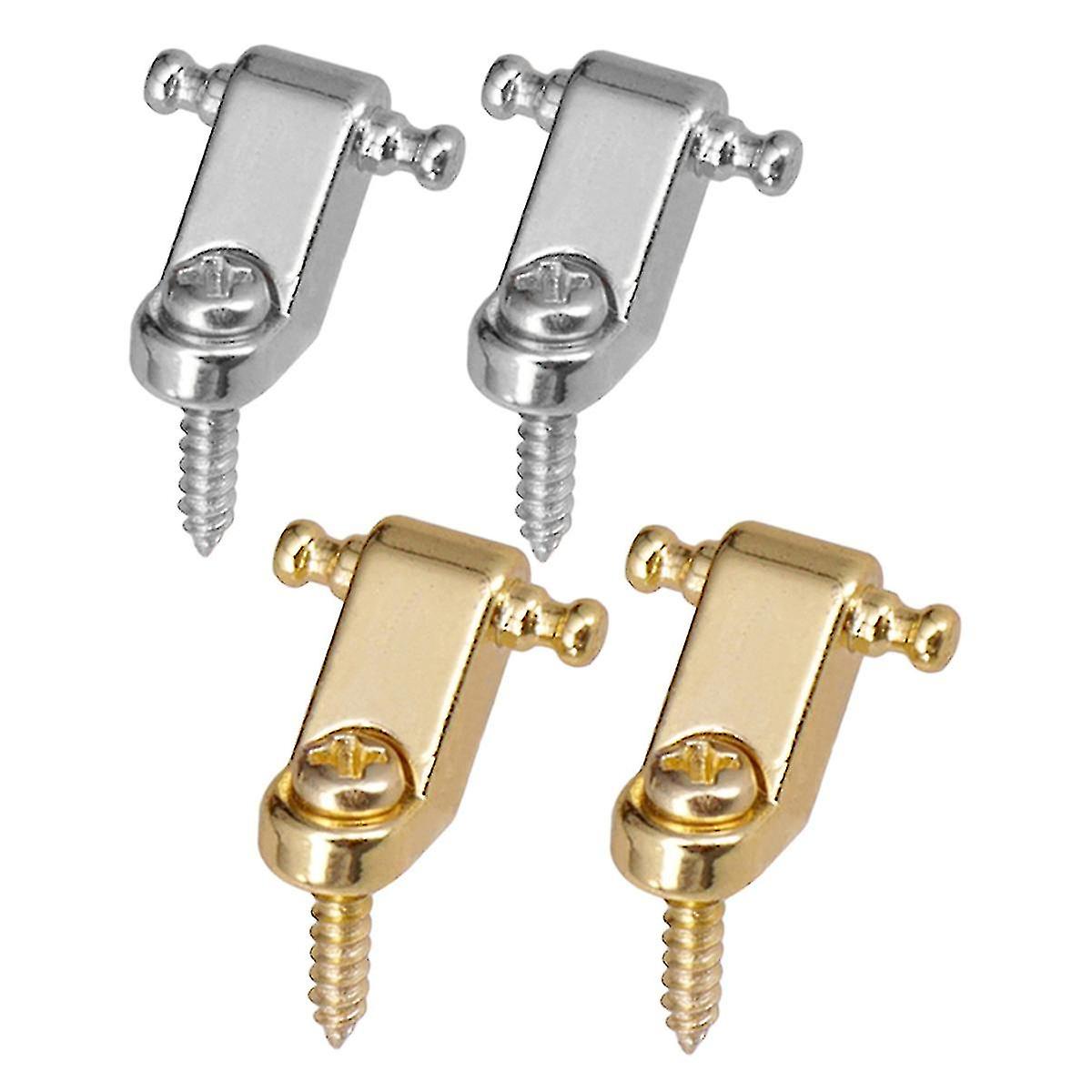 4pcs Guitar Roller String Retainers Mounting Tree Guide For Electric Guitar End Locking Accessories