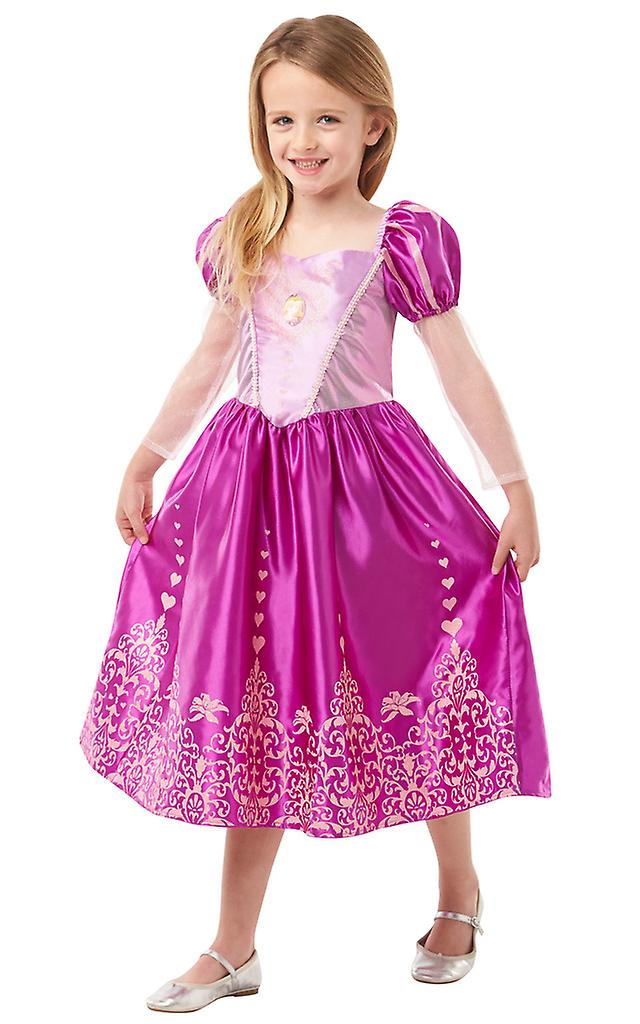 Rapunzel klänning dräkt prinsessa