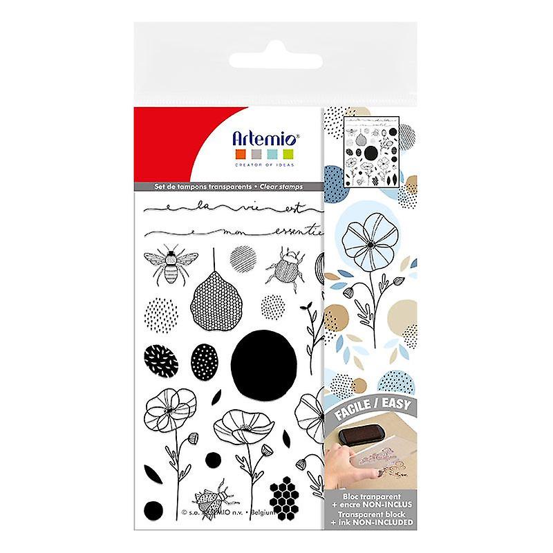 Clear stamp - Plants and insects