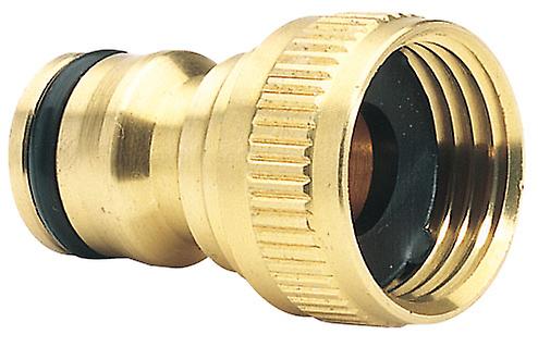 Draper 36197 Expert Brass 1/2 BSP حديقة خرطوم الحنفية موصل