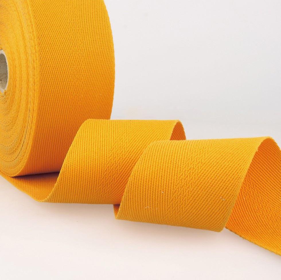 50mm ستيفانواز حزام قوي أصفر ذهبي - لكل متر