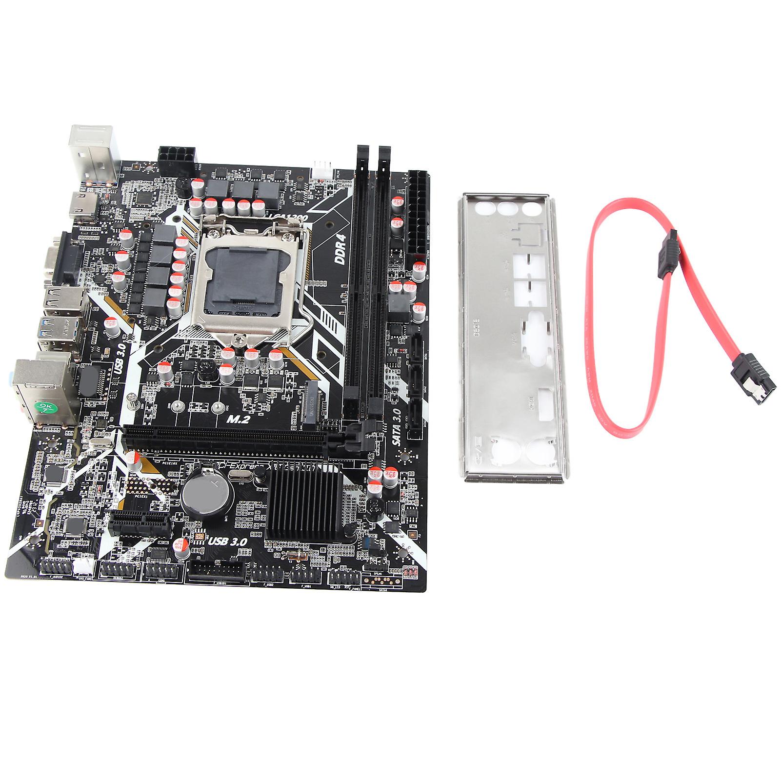 H410 Motherboard LGA 1200 Dual Channel DDR4 NVME M.2 PCIe 16X Gen 3.0 ATX Support