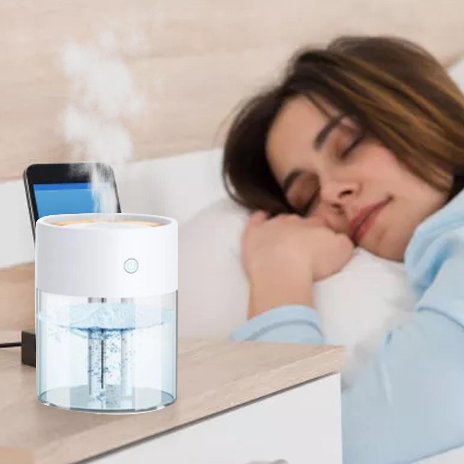 Humidifier 2L Large Capacity Quiet USB 3 Modes Hydrating Diffuser for Home