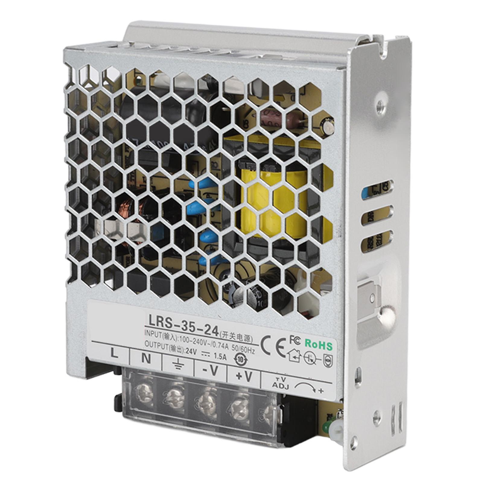 Power Supply Transformer Switch 24V Switching Power Supply Universal Switch Regulated Switching Power Supply Transformer for LED Light 100‑240V LRS 35