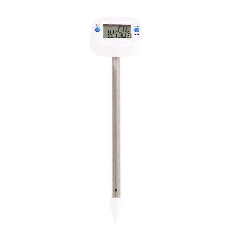 Digital Soil Thermometer Temperature Humidity Accurate IP68 Waterproof Soil Tester for Plant