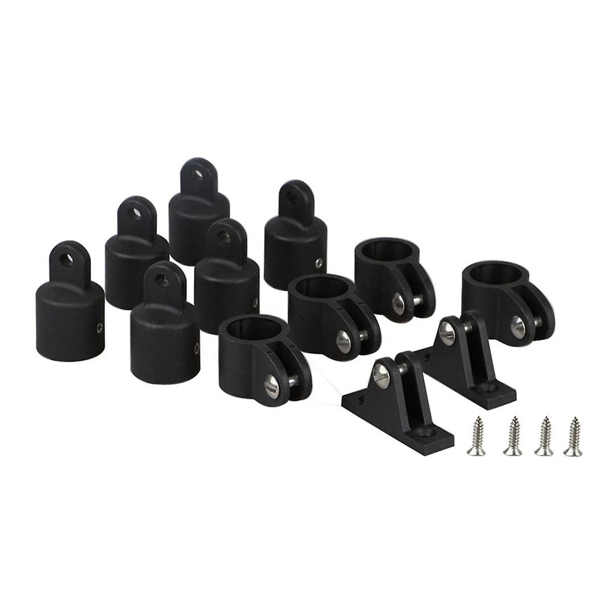 12Pc 25Mm Marine Canopy Deck Hinge Claw Sliding Eye End Fittings Hardware General DIY Tools Solid H