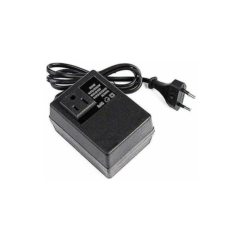 220V to 110V Transformer, 200W, with European Plug, for Voltage Reduction
