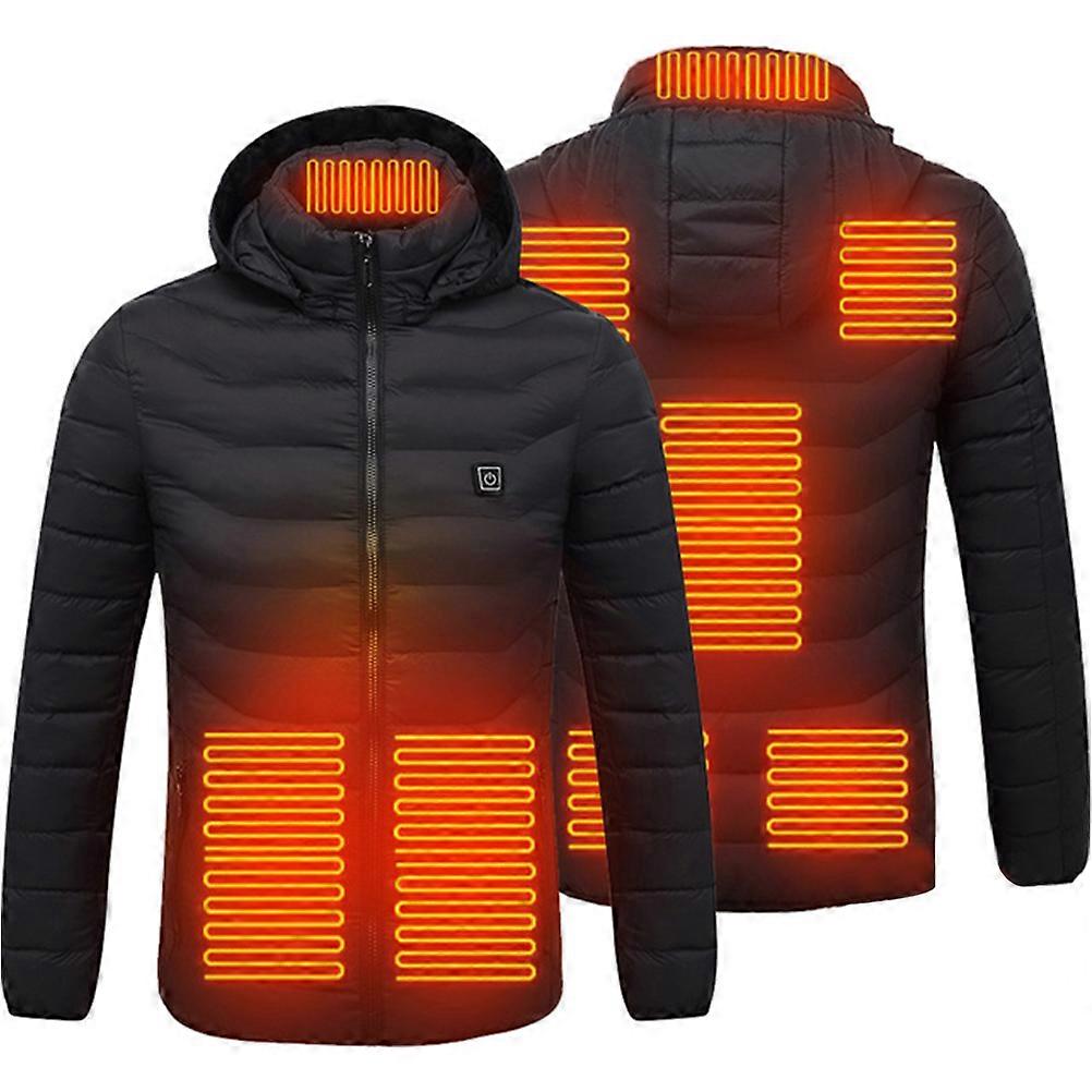 8-Zone USB Heated Jacket with 3 Heat Settings for Cold Weather