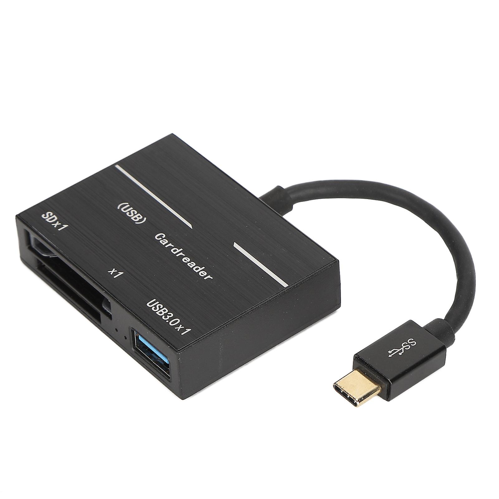 High-Speed Type C to XQD Card Reader: USB 3.0/2.0, LED Indicator, Plug & Play Compatibility