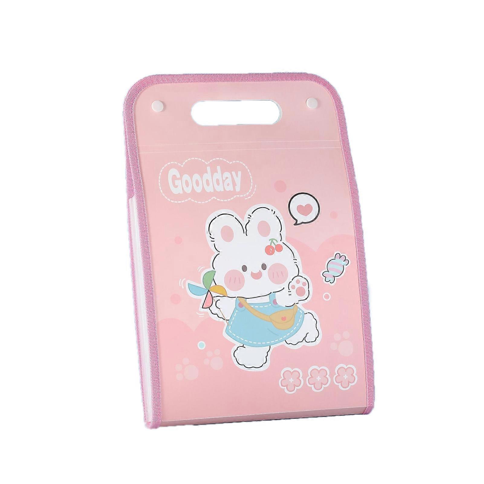 Organ File Bag A4 Portable Vertical Storage Subject Classification 12 Layers Large Capacity Expandable Desktop Folder