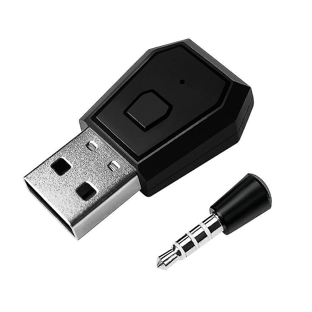 Wireless Bluetooth Adapter Compatible with PS4 Gamepad Game Controller Headset USB Adapter Compatible with Playstation 4 C