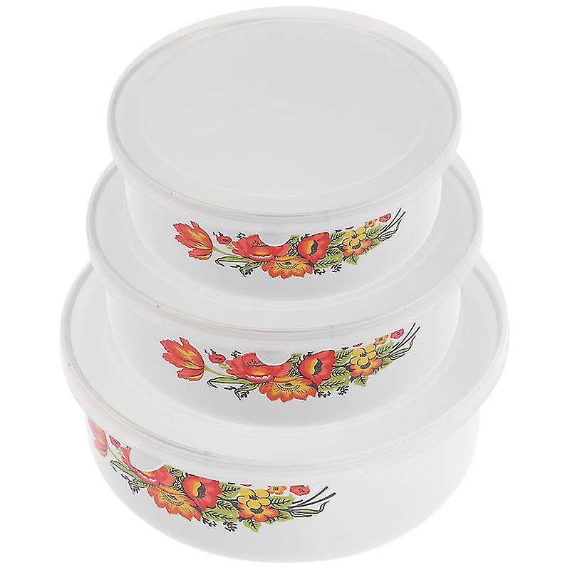 3pcs Enamel Bowls