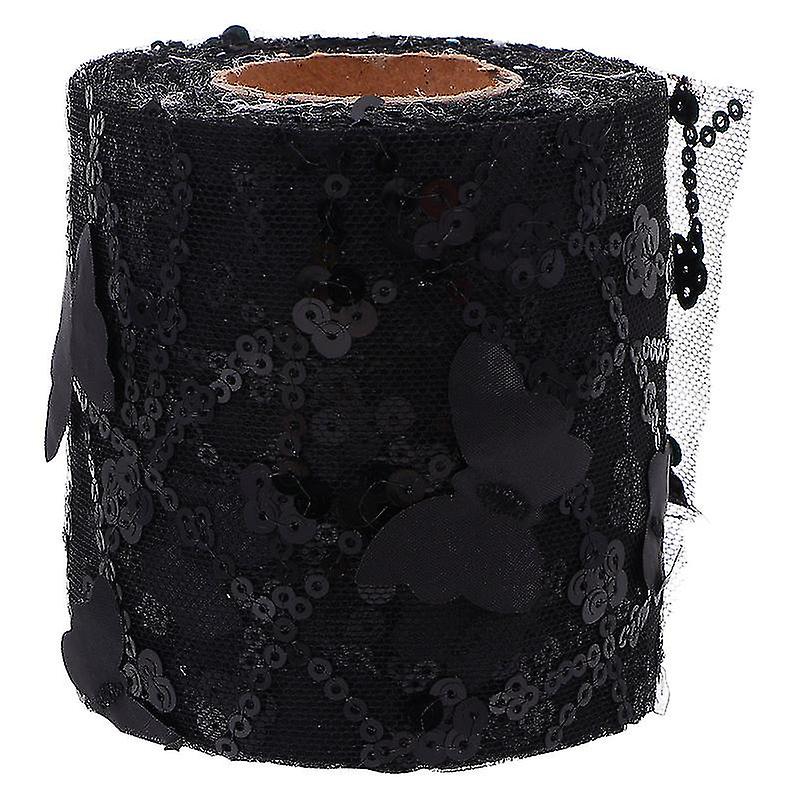 1roll Embroidered Sequin Ribbon