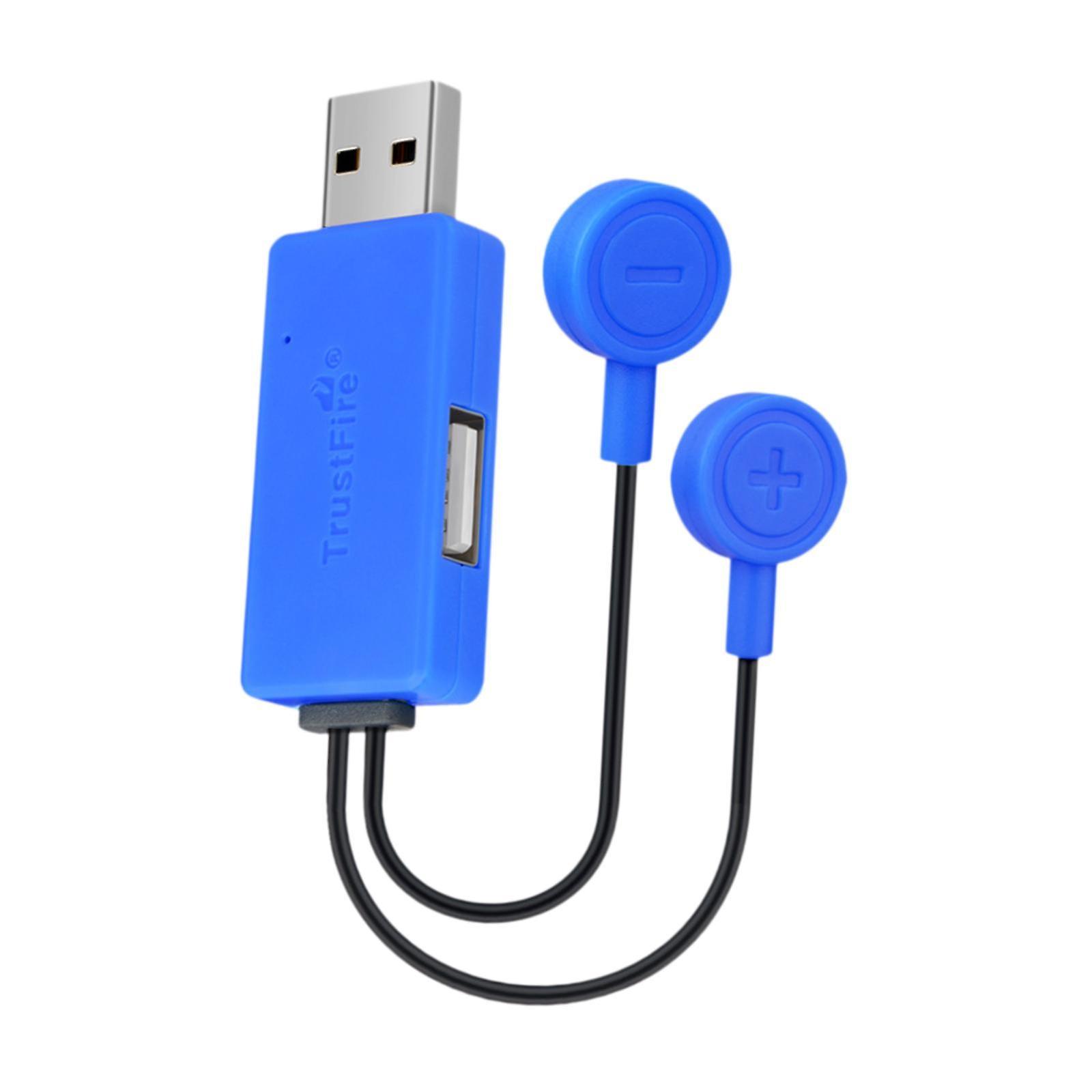 Magnetic Battery Charger with Discharge Function Household Portable USB Port