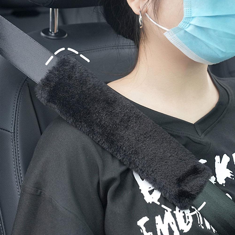 Centura de siguranță auto Umăr Protector Solid Color Plush Anti Pinch Shoulder Protector