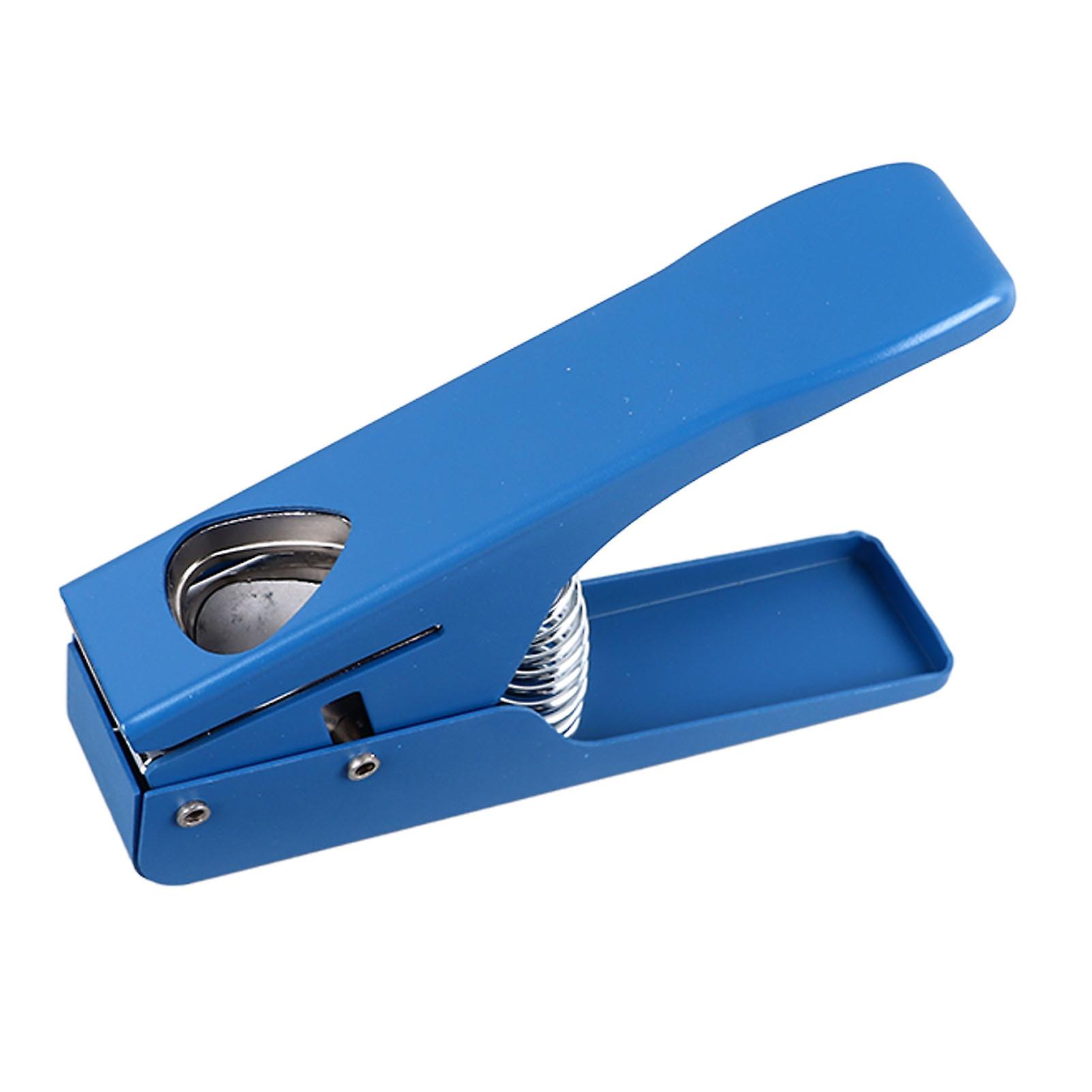 Adjustable Guitar Pick Hole Puncher Portable Cutter Maker Blue