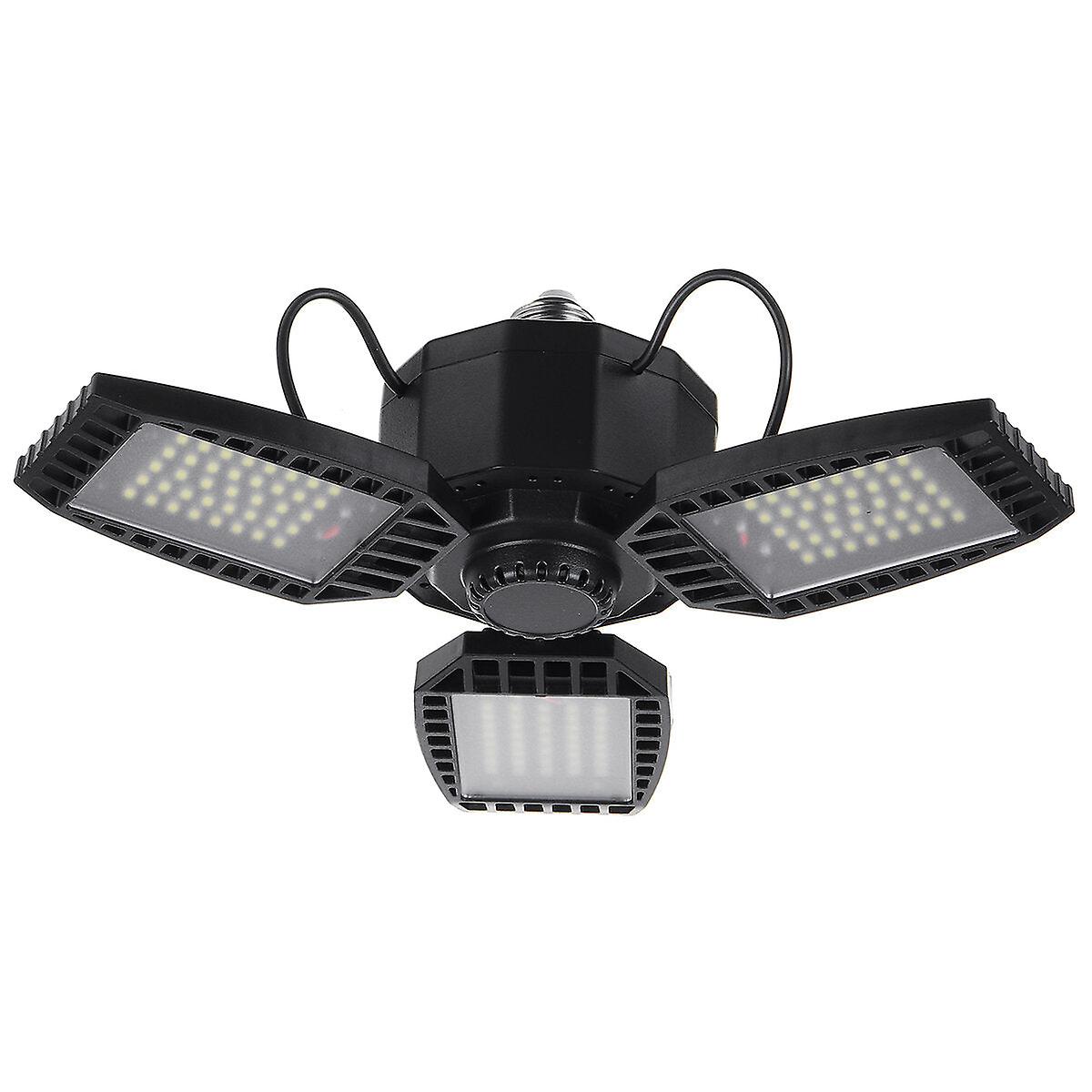 2/3/4/5 Blade Deformable Led Foldable Garage Light Mining Workshop Supermarket Ceiling