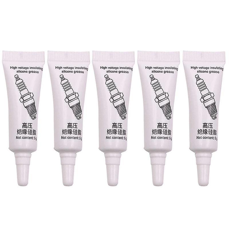 5pcs Car Spark Plug Insulating Grease High Voltage Electrical Insulation Low Temperature Corrosion R