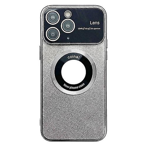 For Iphone 11 Pro Large Window Magsafe Gradient Glitter Electroplating Tpu Phone Case