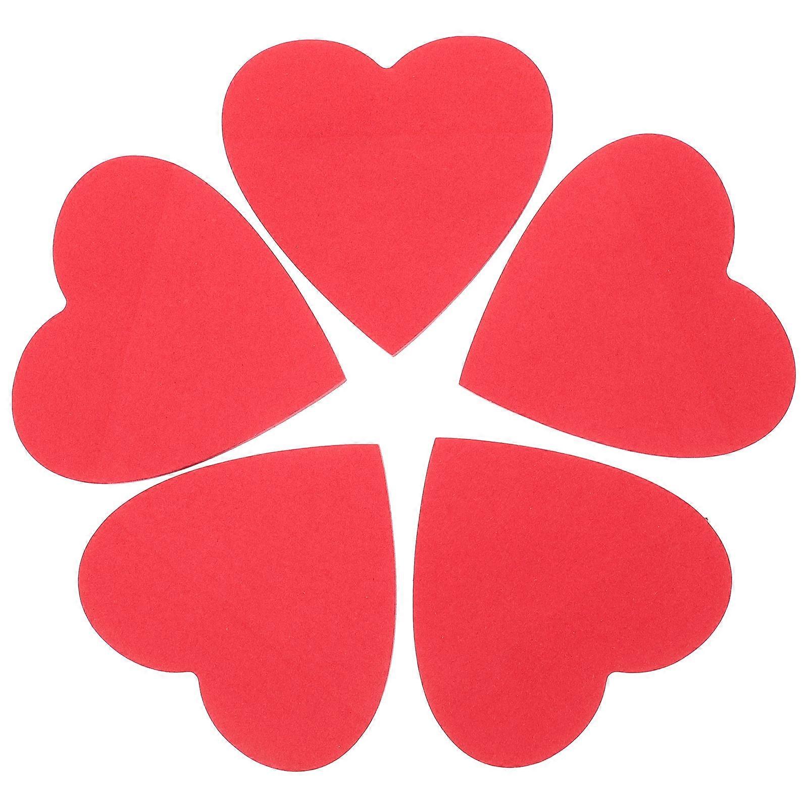 5 Books Adhesive Massage Pads Portable Notepad Heart Memo Pads Note Pads for Office Use