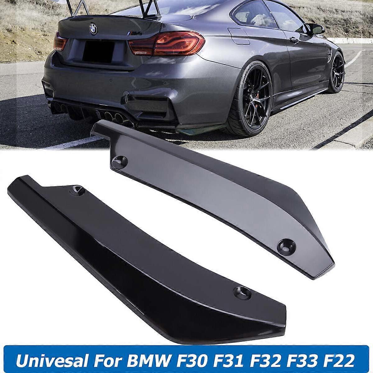 2PCS/SET Rear Bumper Lip Diffuser Splitter Canard Spoiler Body Kit ...