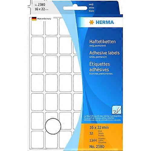 Herma Premium Quality Multi-Purpose Permanent Adhesion Labels 22mm (White)