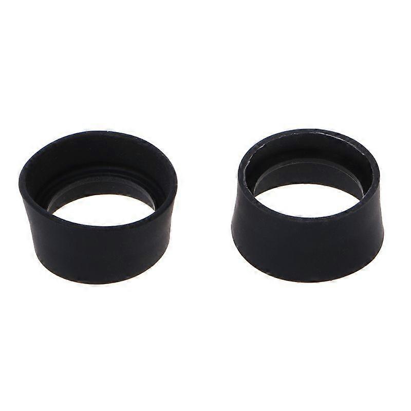 2pcs מגן עיניים גומי רך 29-30mm מגן עיניים כוסות כובעי עינית למיקרוסקופ דו-עיני