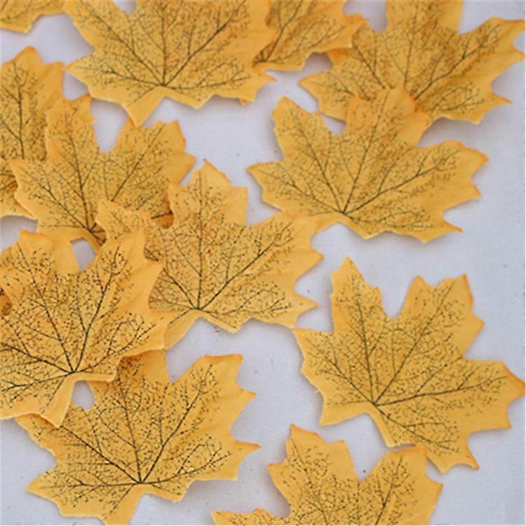 Simulation Maple Leaf Photography Props Scene Layout 8cm Wedding Leaves