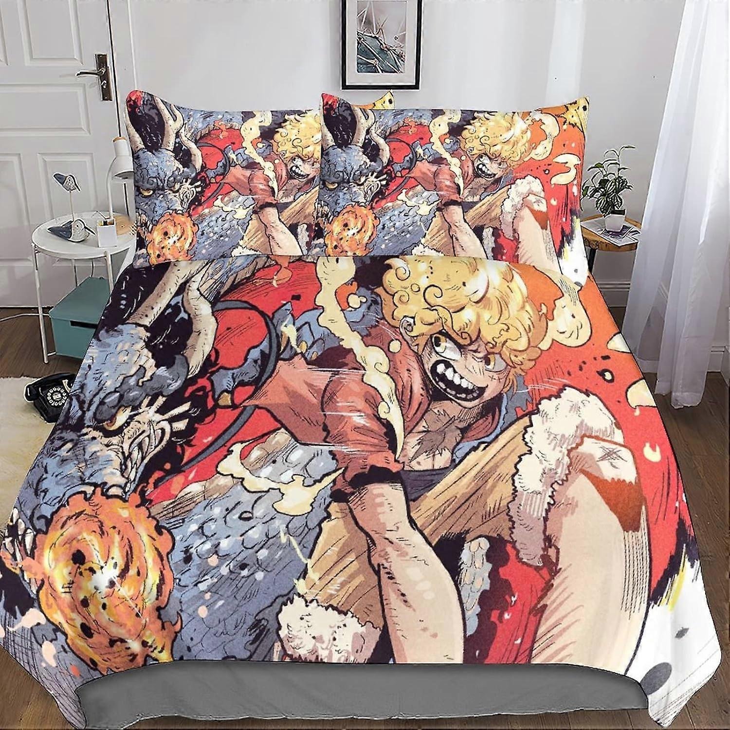 Copripiumino in un unico pezzo, set di biancheria da letto in un unico pezzo Copripiumino per bambini junior + set federa - a prova di umidità, ipoallergenici Kin Pieces 135*200 CM