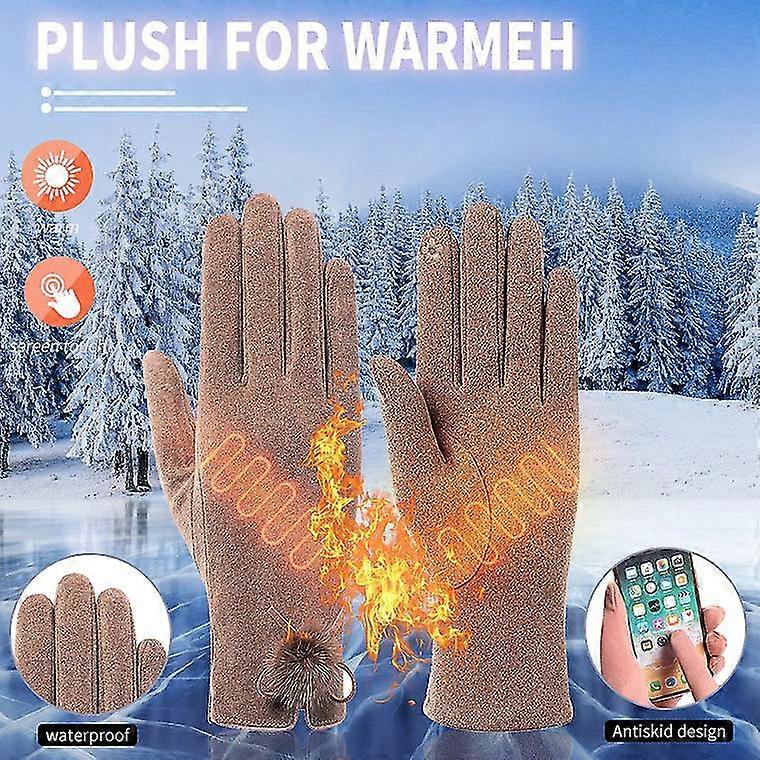 Climbing Gloves Ski Gloves Cold Waterproof Non-slip Warm Non-slip Fashionable And G13