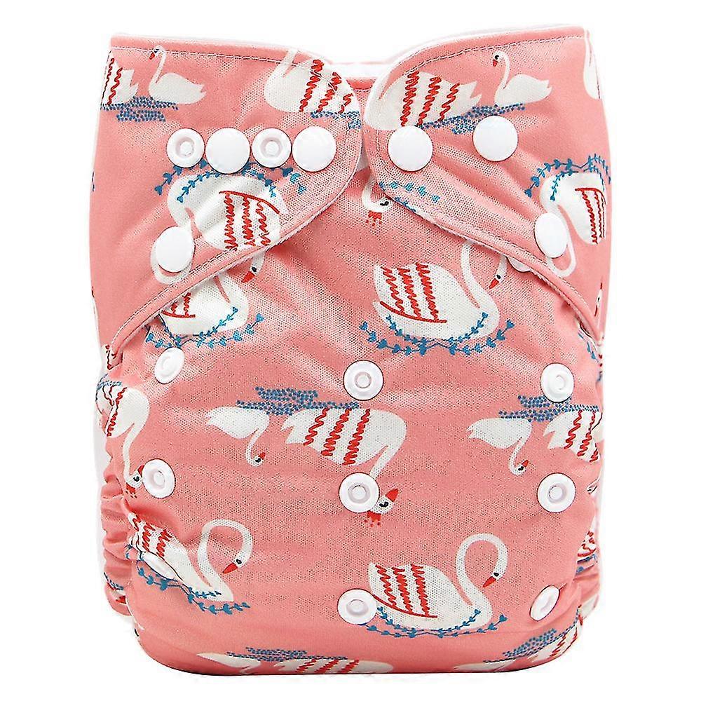 فتاة قابلة للتعديل حديثي الولادة قابلة للغسل حفاضات مقاومة للماء قماش قابلة لإعادة الاستخدام