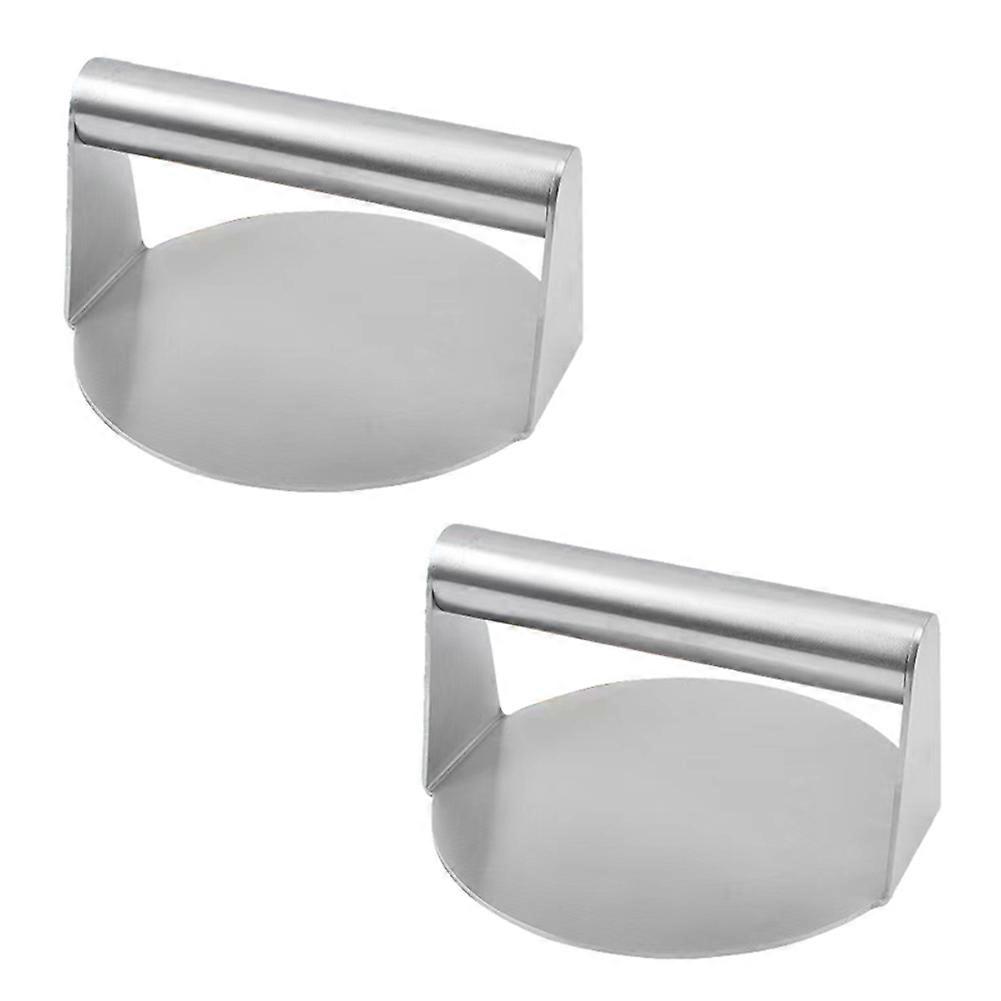 Stainless Steel Meat Press Steak Hamburger Meat Press Non-Stick