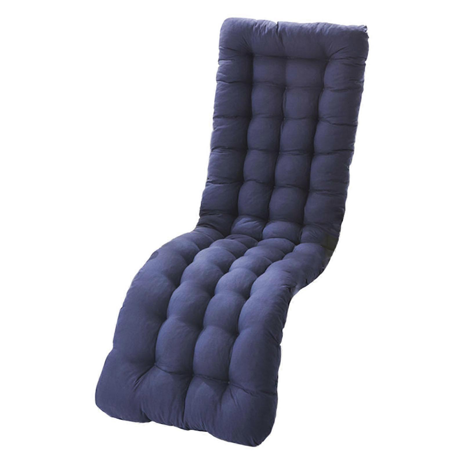 Lounge recliner Cushion with Back Soft Lounger Chair Pad for Hotel Cafe
