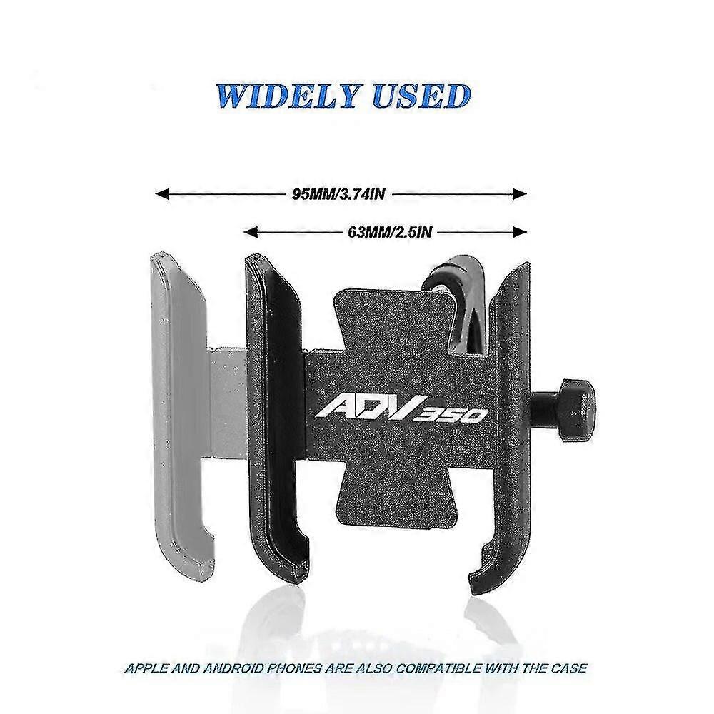 Support Téléphone Moto VAEVEN Pour Honda ADV350 (2021-2024) - 360° Rotatif, Anti-vibration - Installation Guidon Ou Rétroviseur, Facile à Utiliser
