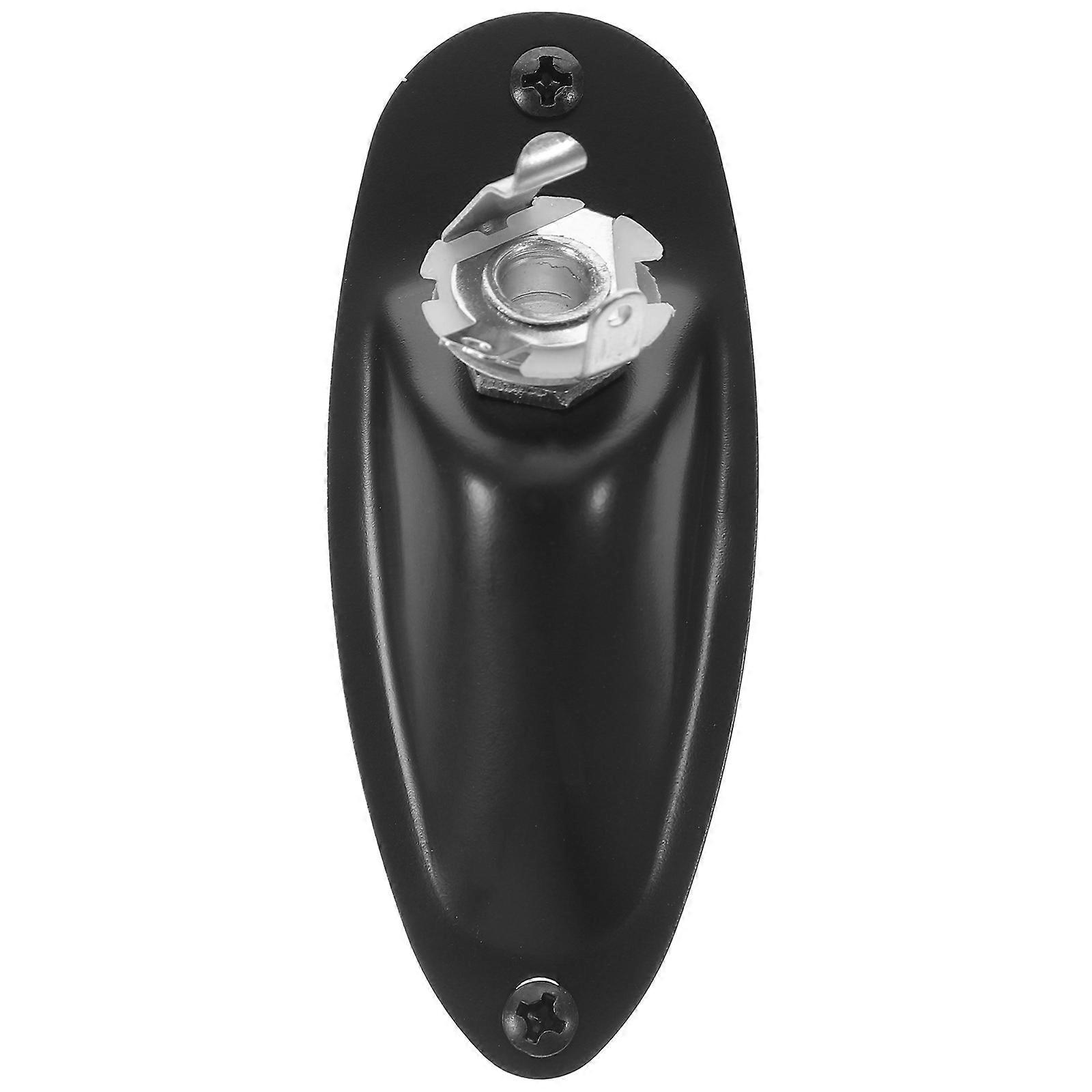 Gitarringång Ersättning Elgitarr Jack Plate Socket Gitarrdelar med skruvar