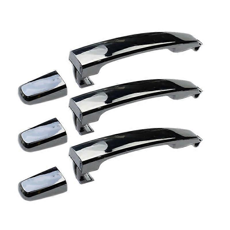 Front Left Side Exterior Door Handle Chrome For Holden Captiva 2006~2018 No Key Hole Rear Left Right Door Handle Replacement