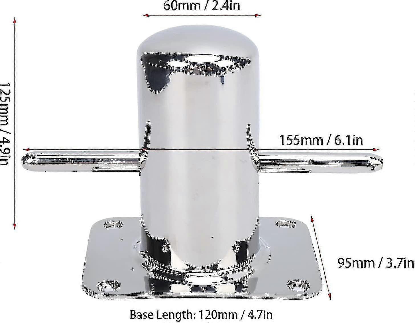 2023 - Boat Mooring Cross Mooring Bollard Boat Dock Cleat Single Mooring Hardware Accessory WSHS-In stoc
