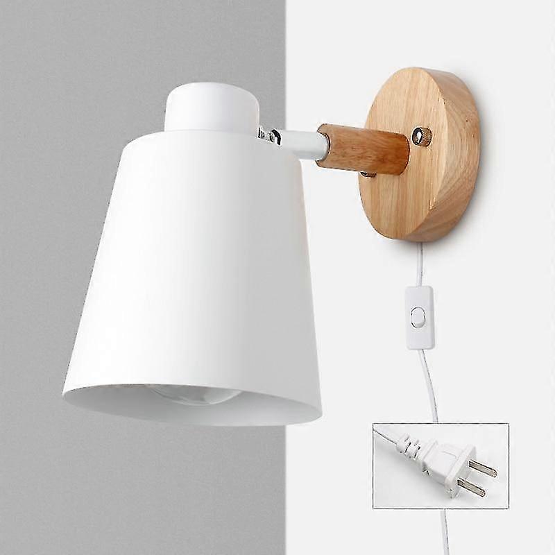 Appliques en fer Nordic Wall Lamp-plug avec interrupteur