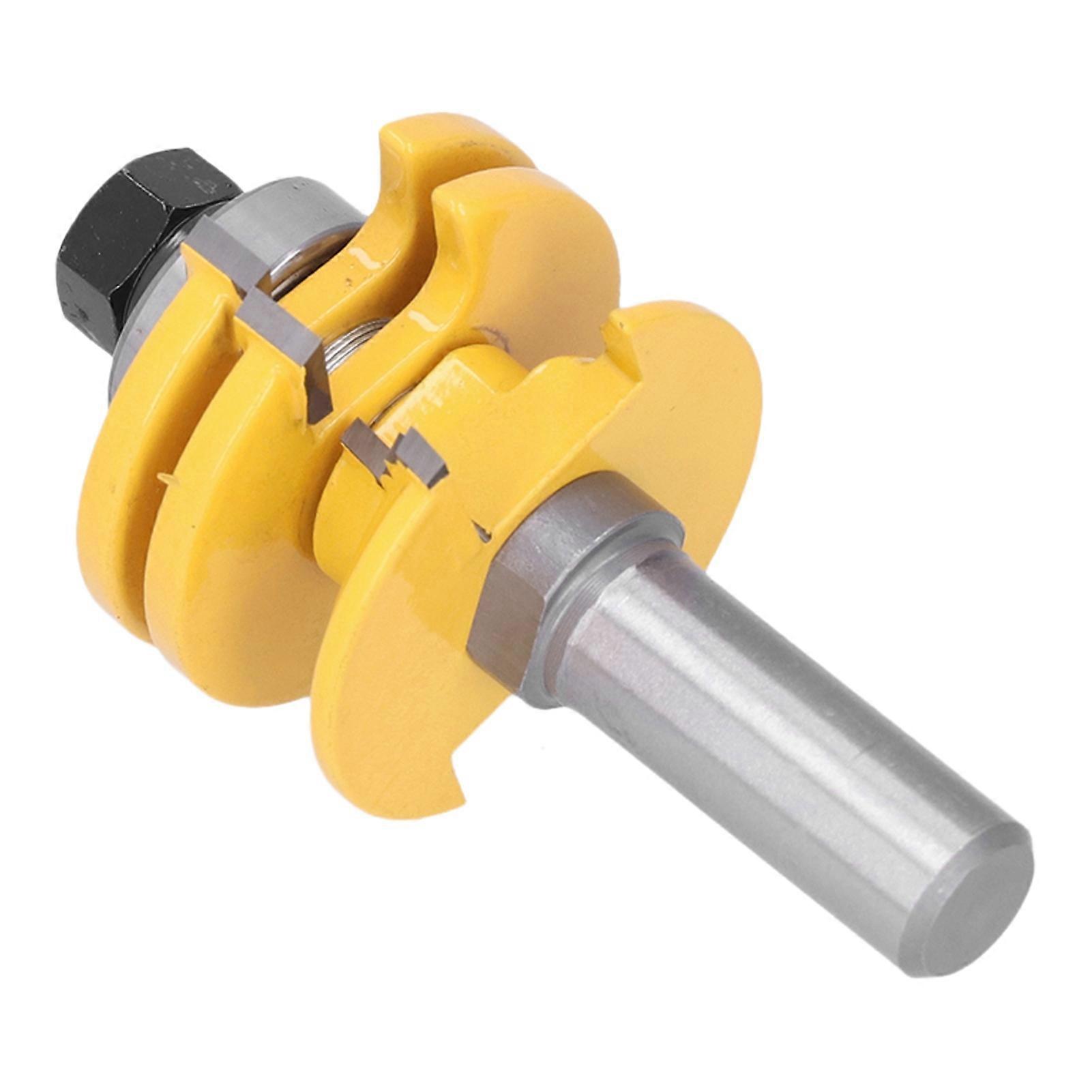 Router Bit 1/2in Shank Woodworking Milling Cutter Cutting Tool for Cabinet Door Window