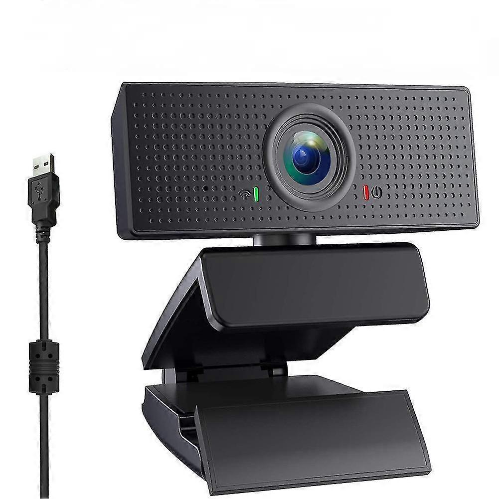Webcam With Microphone Cover Full Web Camera For Live Streaming Conference