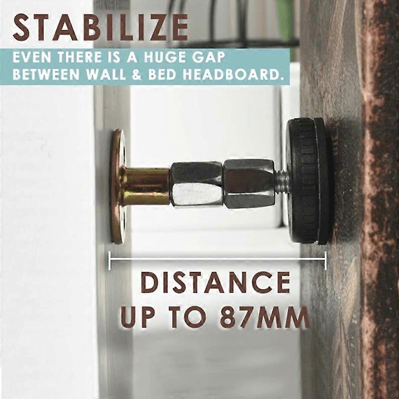 Adjustable Bed Frame Anti-shake Tool 2/4pcs Threaded Tool for Bed Headboard Prevent loosening
