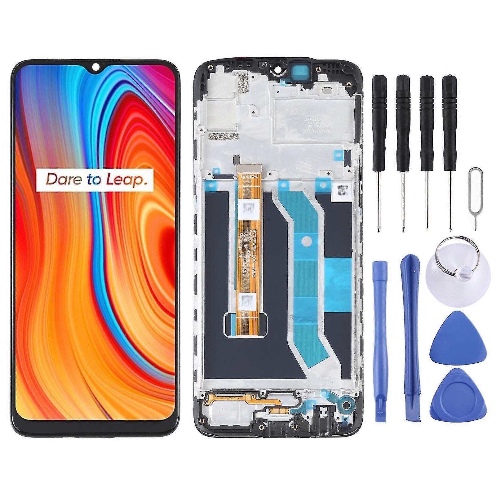 Tft Lcd Screen For E C3 / C3i Rmx2027 Rmx2020 Rmx2021 Digitizer With Frame