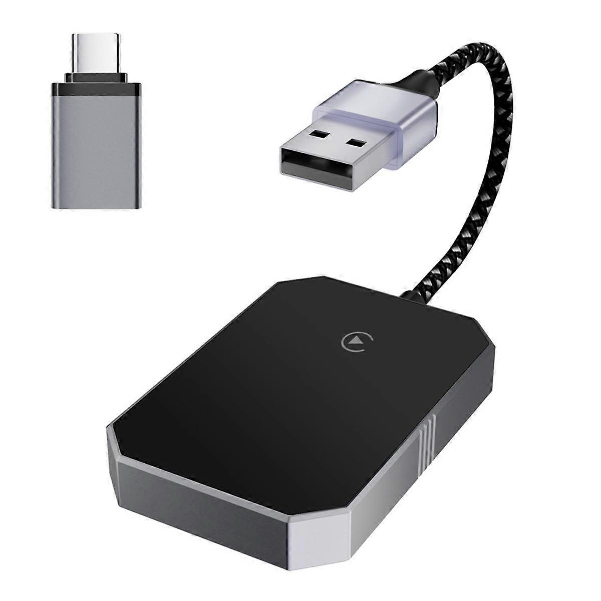 Wireless Carplay Adapter Carplay Wireless Adapter Convert Wired to Wireless 2024 Upgrade Plug & Pla