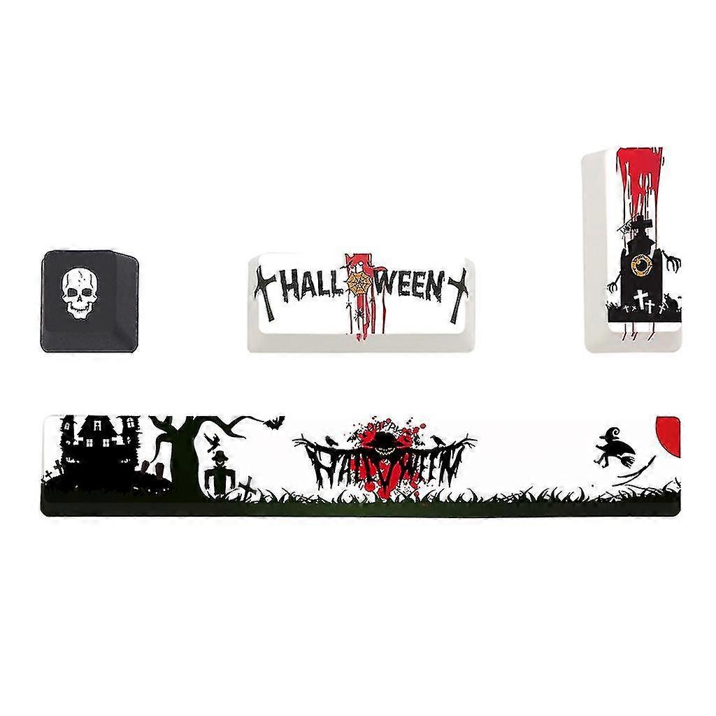 4 Keys Esc Entre 6.25u Spacebar Keycap Oem Pbt Five Sides Dye-subbed Keycaps