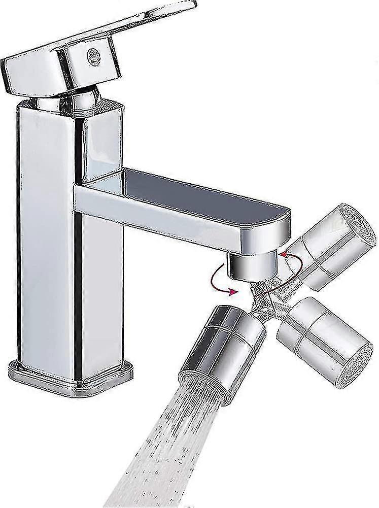 2 Adjustable Faucet Aerator Modes. 720 Degree Wide Angle Head Kitchen Faucet