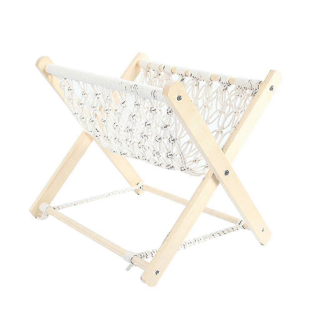 Boho Magazine Holder, Decorative Macrame Books Magazines Rack